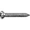 DIN7983Z Raised countersunk tapping screw with Pozidriv cross recess Stainless steel A2